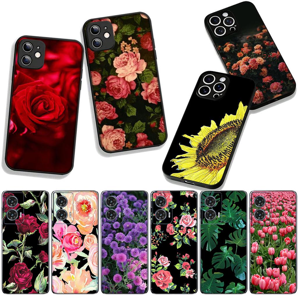 Phone Cover Summer Daisy Sunflower Floral Peony Flowe for OPPO A54 A40 A60 A80 A18 A16 A17 A38 A78 A79 A57 A55 A96 A15 A12 Case