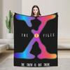 Manta de Franela de la Película Expediente X Fox Mulder Dana Scully y John Doggett Walter Skinner Ropa de Cama Mantas para Colcha Funda de Sofá