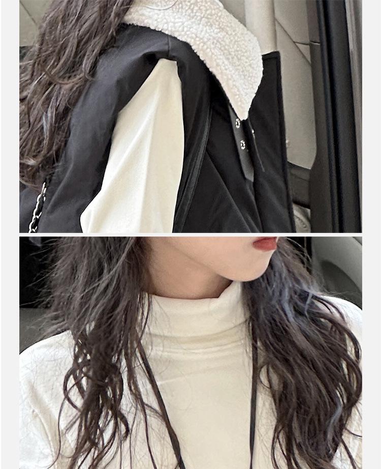 Ensemble Gilet en Coton d'Hiver 2025 pour Filles et Pantalon à Carreaux Doublé Polaire