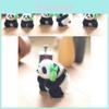 Adorable Cute Bamboo Panda Plush Toy Keychain Soft Doll Pendant For Bag Charm