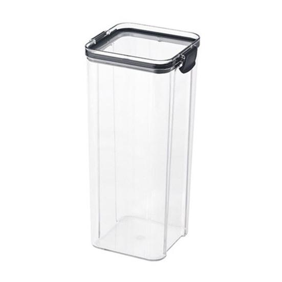 Szczelne pojemniki do przechowywania żywności z pokrywką Plastikowe Pojemniki do organizacji spiżarni Kuchenne na płatki, suche produkty, mąkę, cukier