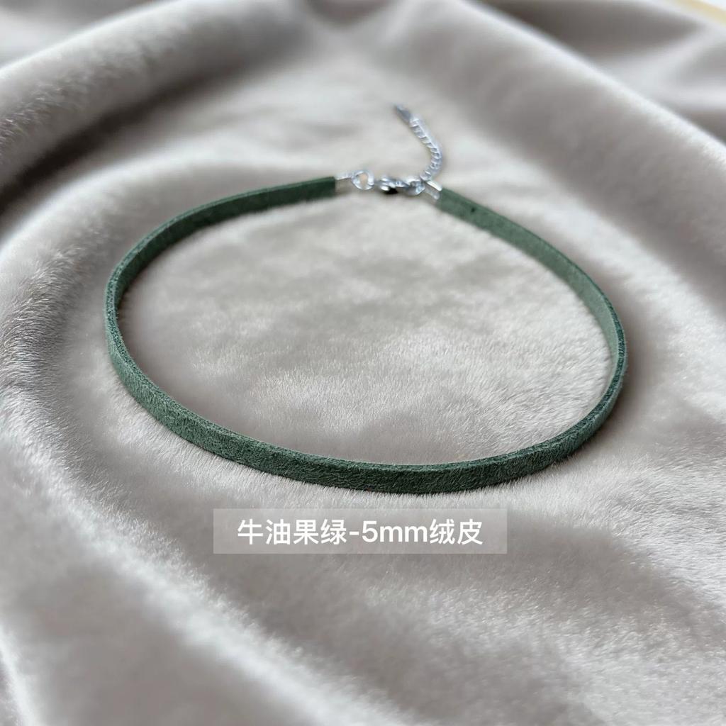 Simple Leather Choker Necklace For Girls Women Party Necklaces Fashion Trend Jewelry On The Neck Accessories Gift Wholesale