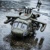 1:64 Sikorsky UH-60 Black Hawk Utility Armed Transport Helicopter Alloy Diecast Military Aircraft Model Simulation Ornaments Toy