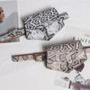 1Pcs Fashionable Peach Heart Waist Bag New Belt Mobile Phone Bag Snake Pattern Coin Purse Foreign Trade Cross-border Women's Bag