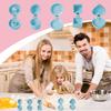 Cake Pop Mold Easy Circle Cake Pop Cutter Mold Easy-Release Dessert Maker Aid For Soft Clay Chocolate Rice Balls Mochi Cookie