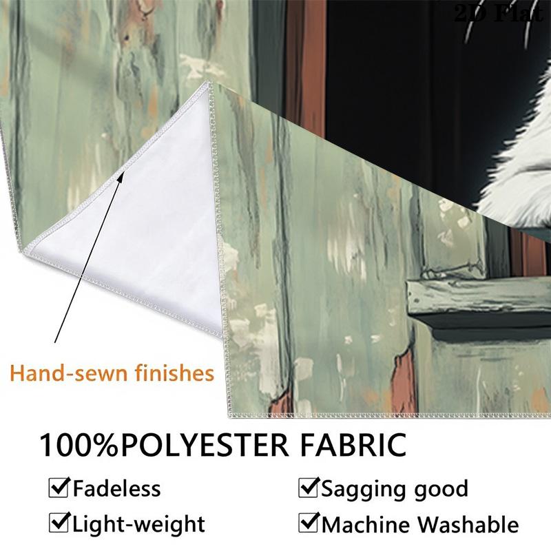 Little white cat pattern Pattern Home Decor Tapestry, Wall Hanging, Decorative RV Wall Cloth.XGT0914534