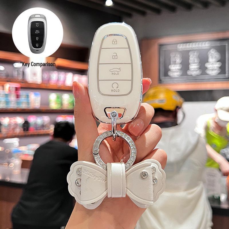 Beijing Hyundai Elantra Key Cover for Yuedong Shengda Mingtu Yixing iX35 - Car Protective Shell Bag