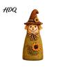 Autumn Tiered Tray Decor Vintage Resin Scarecrow Figurines Fall Harvest Pumpkin Sunflower Maple Rustic Figurines Leaf Tabletop Decor Thanksgiving