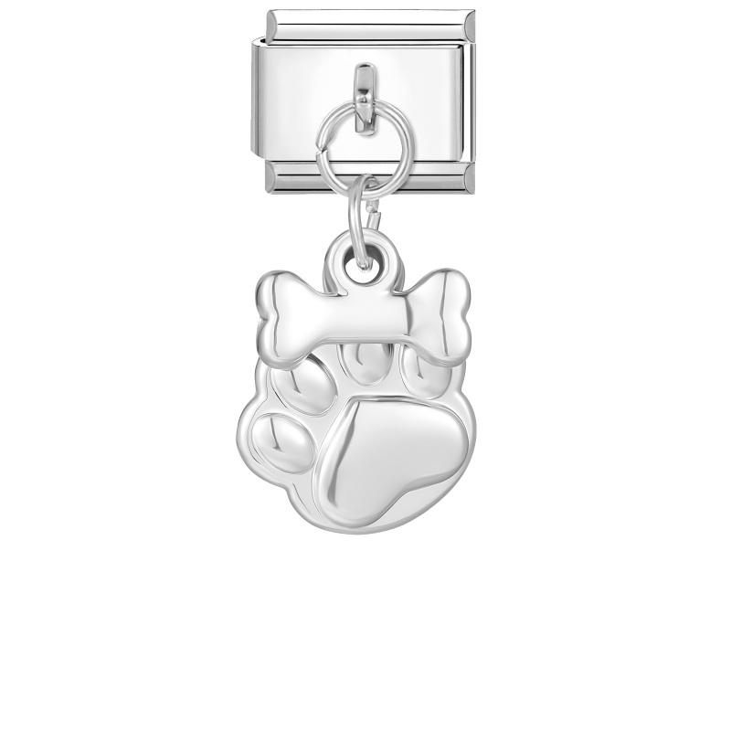 Fashion Magic Wand Heart Sun Baseball Rugby Pendant Italian Charm Link Fit 9mm Stainless Steel Bracelet DIY Making for Men Women