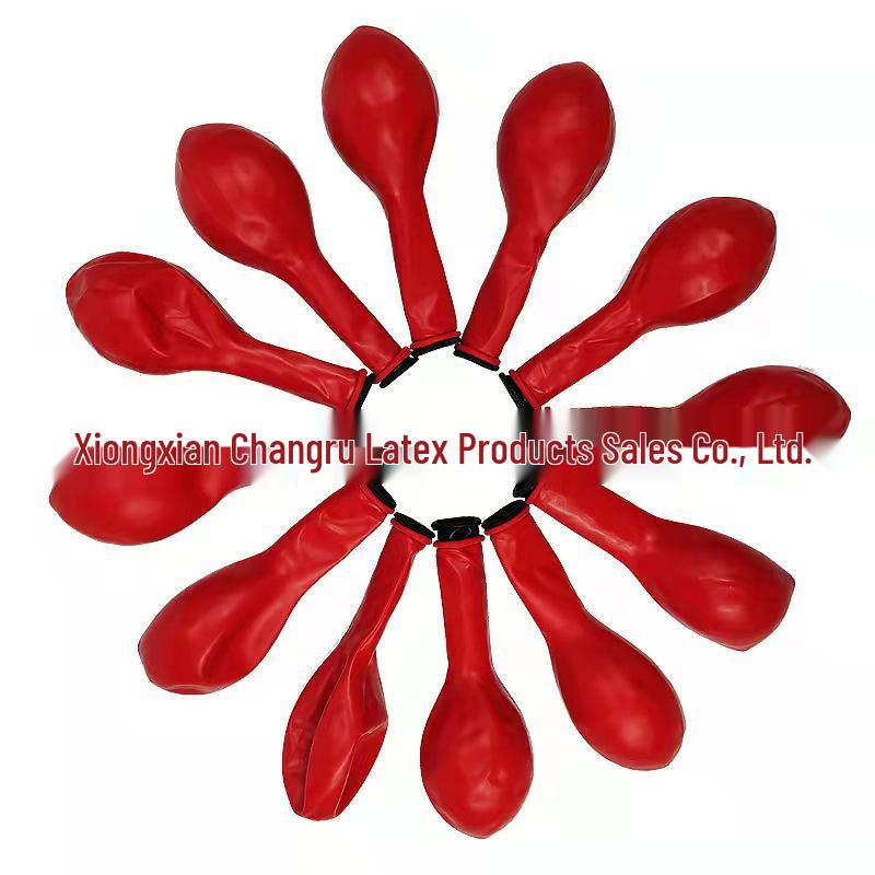 18" Double-Layer Pomegranate Red Balloon Set: Wedding, Valentine's Day, Engagement Party Decor