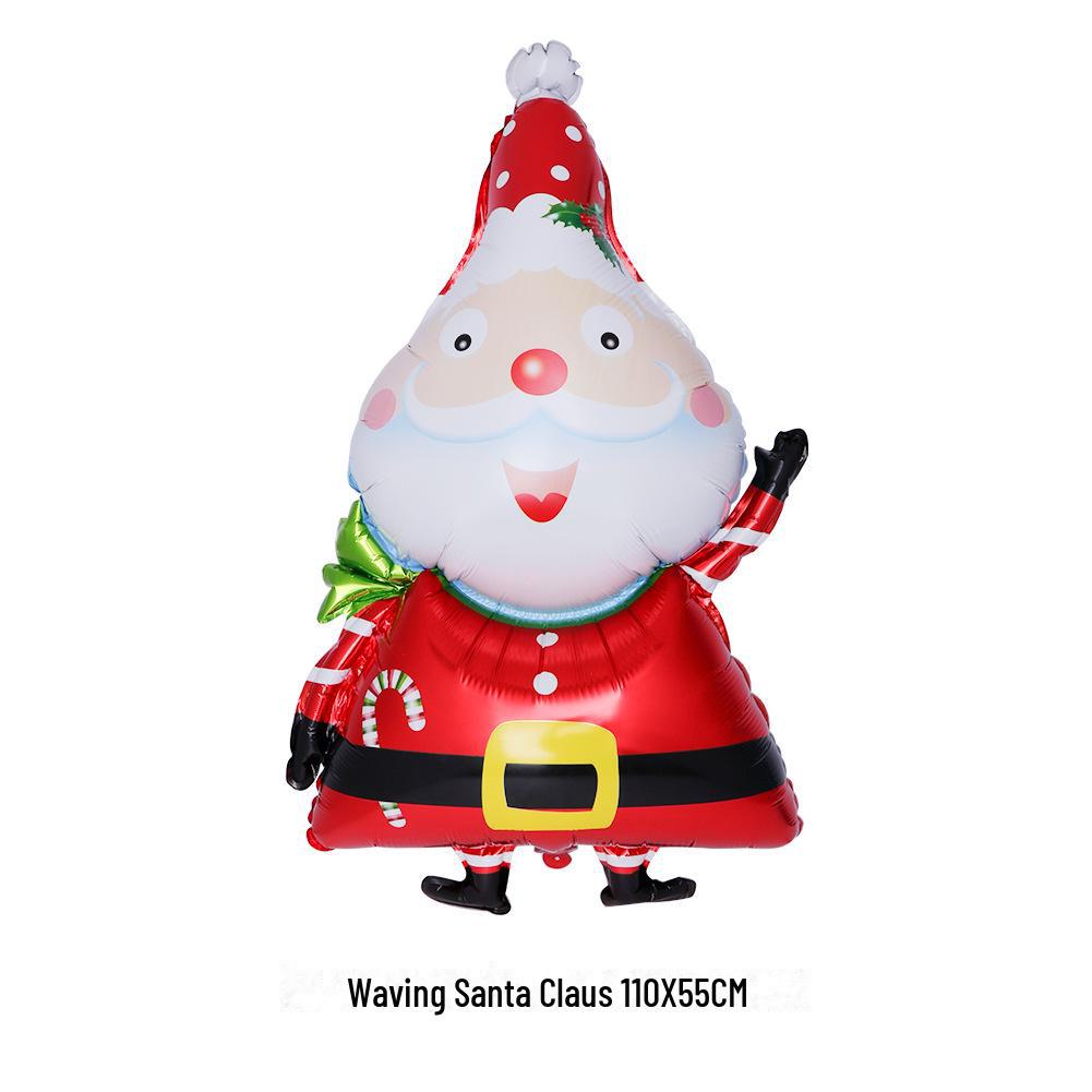 Christmas Tree Snowflake Aluminum Film Balloons for Party Decoration