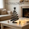 3D-Geprint Minimalistisch Kerstboom Ornament Kerstbeeldje Voor Kast, Hal, Woonkamer En Tafelblad Decoratie