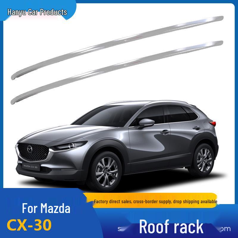 CX-30 Алюминиевый багажник на крышу - Клейкий багажник серебряный