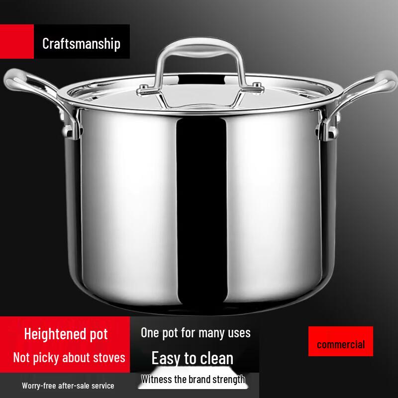 Yingbai Stainless Steel Multi-function Deep Soup & Steamer Pot