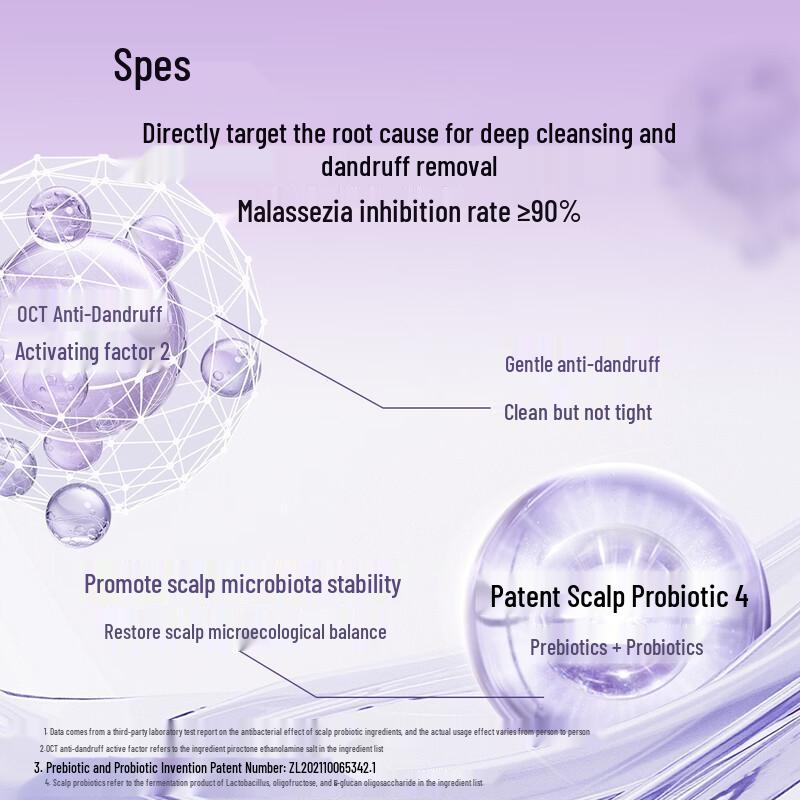 Spes Sea Salt Hyaluronic Acid Anti-Dandruff Volumizing Shampoo