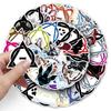 50 Therian Graffiti Stickers for Creative Decoration: Guitar, Notebook, Luggage