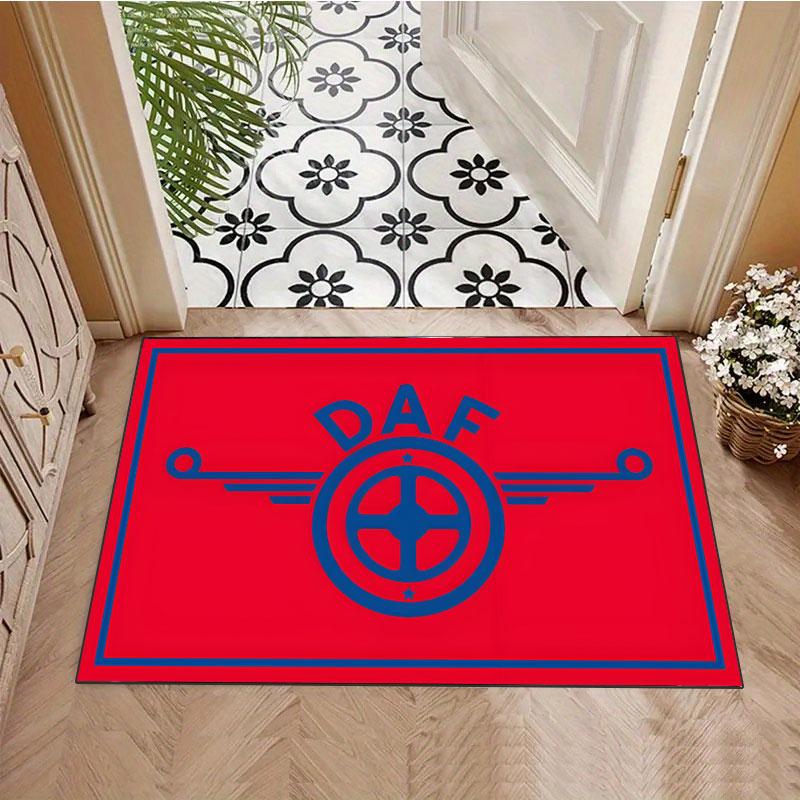 DAF Pattern Rug, Non-slip Rug, Suitable for Living Room, Bedroom, Game Room, Computer Room and Home Décor.