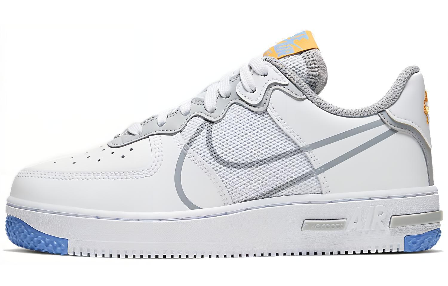

Nike Air Force 1 Low React SU White Light Smoke Grey GS CT5117-102 38