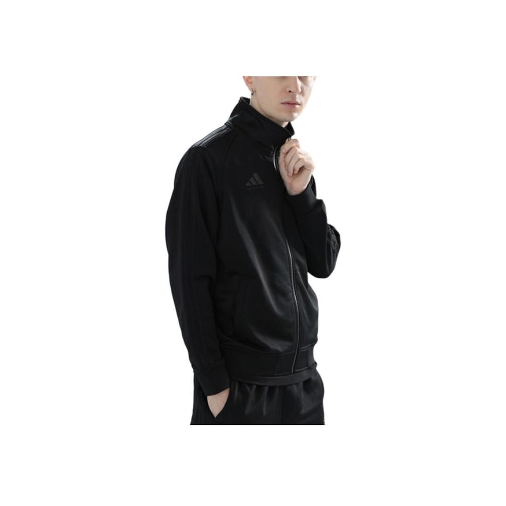 adidas Seria Stil de Viață Sportiv Guler Înalt Confortabil Casual Rezistent la Vânt Ultra Ușor Respirabil Versatil Jachetă cu Fermoar Mânecă Lungă TR30JT-BB