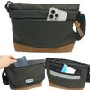 Outdoor Products Neo Classic Mini Flap Nylon Shoulder Mini Messenger Cordura and Suede Synthetic Charcoal Gray Bag, Bag, Leather, 22469089,