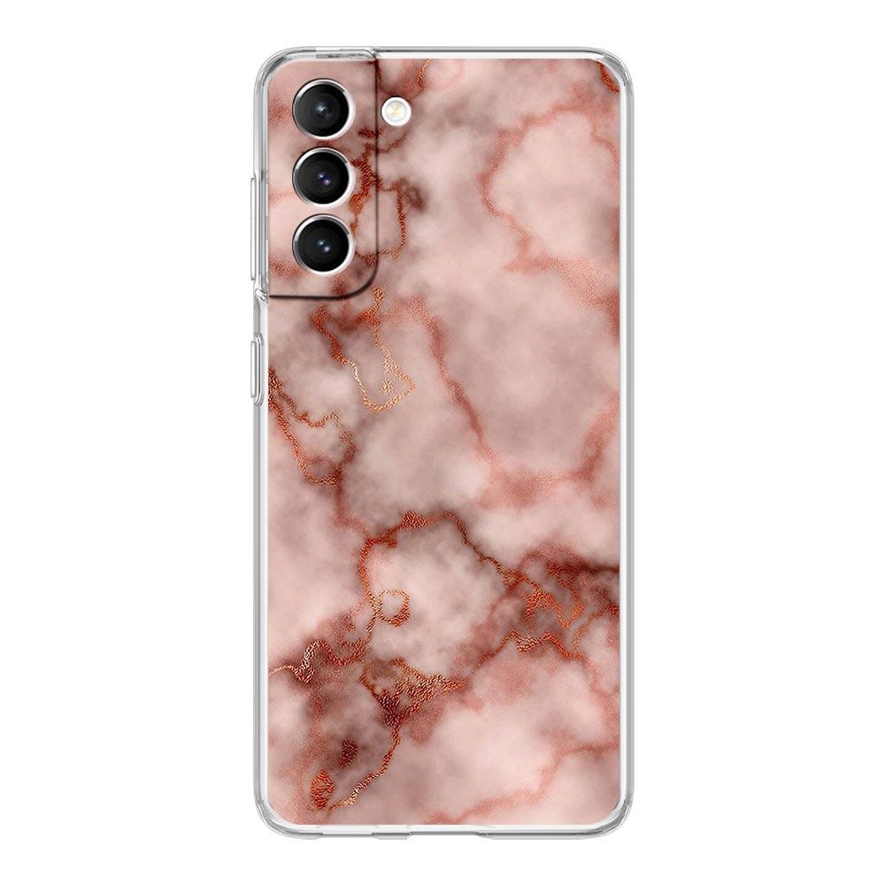 Marble Clear Silicone Phone Case For Samsung Galaxy S23 S22 5G S20 Ultra S21 FE 5G S10E S9 S8 S10 Plus Soft Shockproof Cover