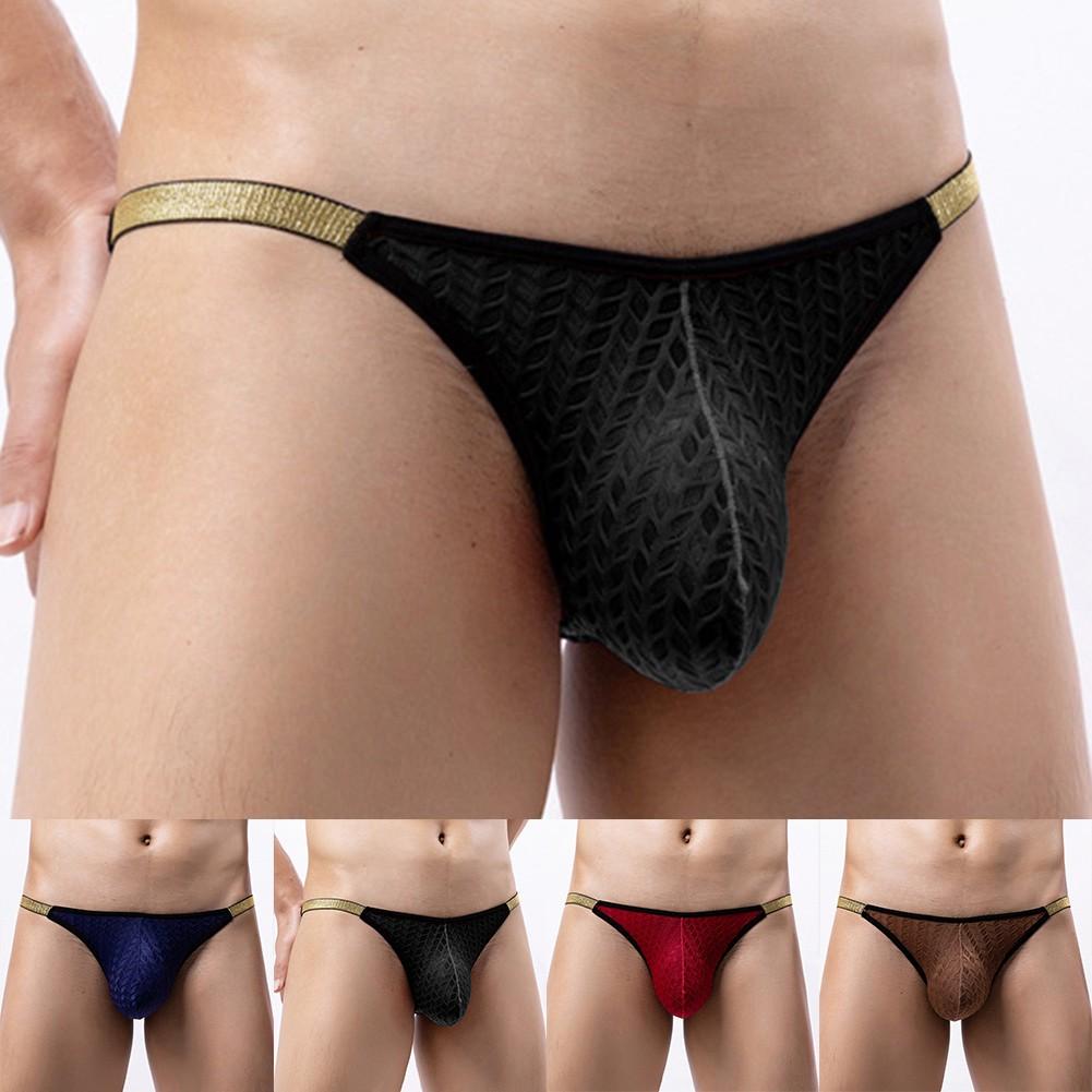 Niedrige Taille Herren Unterwäsche Höschen Regelmäßige weiche Tasche