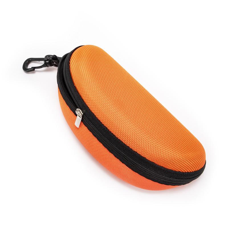Case with Carabiner Unisex Eyewear Accessories 1pc Portable Sunglasses Case Protector Oxford Cloth Hard EVA Zippered Eyeglasses