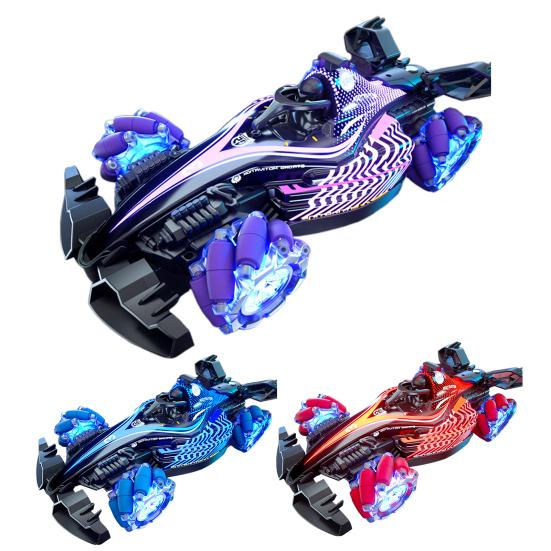 2.4GHz Remote Control Drift Car with Spray Music Light High Speed Four-Wheels