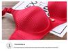 Thickened Seamless 8cm Bust Gathering Bra Set: Adjustable, Wire-free, Side Bust Control