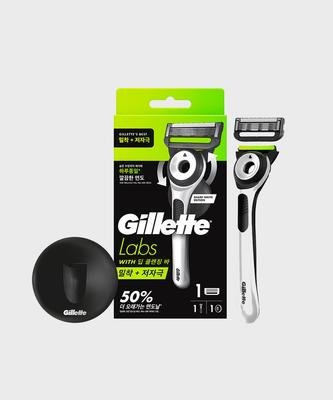 Gillette Labs Deep Cleansing Bar Razor Sharp White 1-pack Handle + 1-pack Blade + Hanger