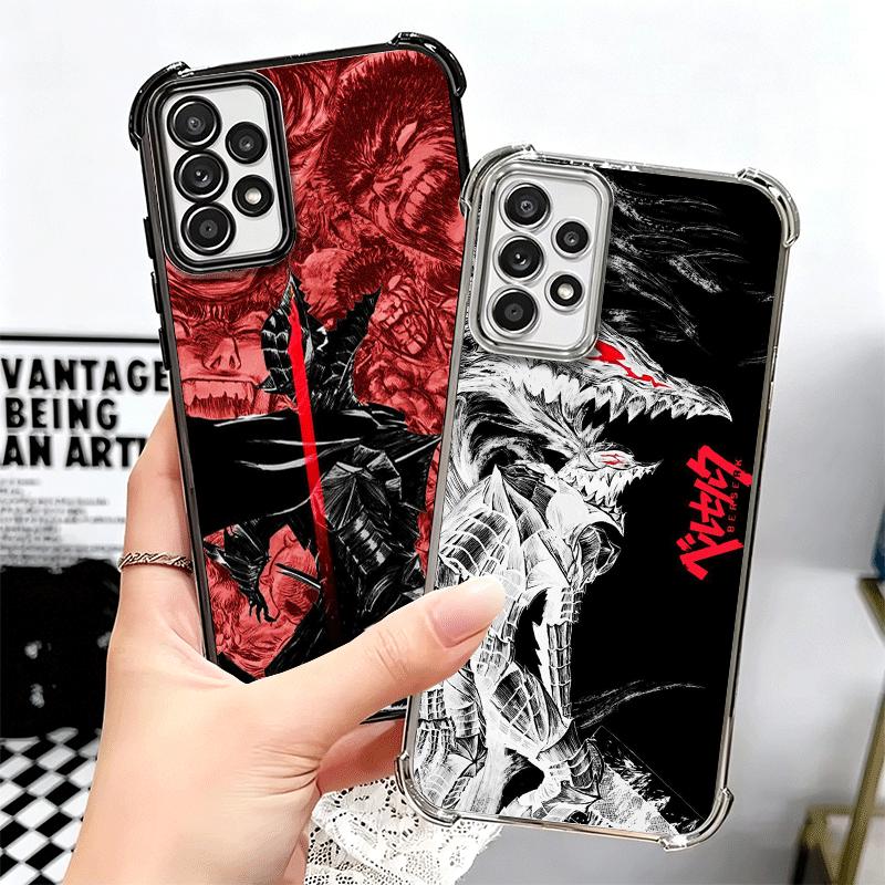 G-Guts B-Berserks Anime Soft Phone Case For Samsung A17 A27 A07 A37 A57 A16 A56 A15 A55 A14 A54 A13 A53 A26 A36 A25 A35 A24 A34
