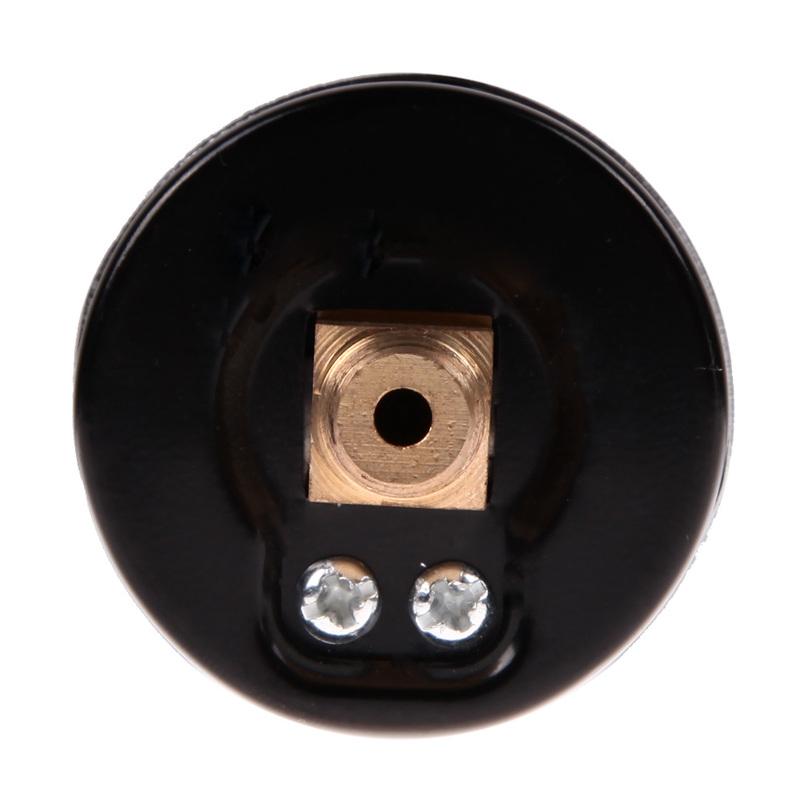 1/8in NPT Air Compressor Hydraulic Pressure Gauge Back Mount 1.5inch Face Air Compressor Hydraulic Vacuum Gauge Manometer