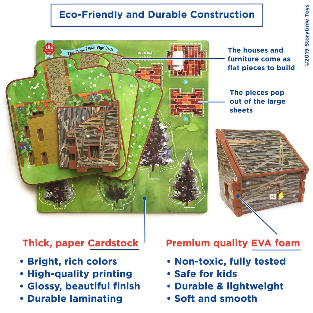 Storytime Toys Story Dollhouse Three Little Pigs SY33 (STORYTIME TOYS)