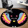 1PC Angel Cat Chair Carpet for Office, Indoor Non-Slip Washable  Carpet, Soft Comfortable Mat For Office Room yy250930110