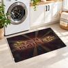 Flannel Kitchen Mat Iron Maiden Soft Area Rug Non Slip Floor Carpet Home Decoration