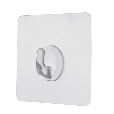10Pcs Max 15KG Transparent Seamless Adhesive Strong Sticking Wall Hanger Hook