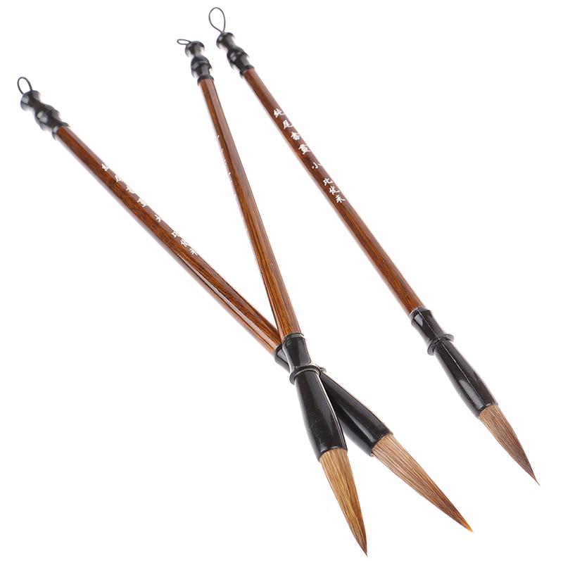3Pcs/Lot Excellent Quality Chinese Calligraphy Brushes Pen For Writing Brush