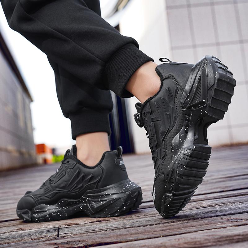 TUINANLE Winter Men Sneakers Casual Sport Shoes for Man Plush Warm Male Sneakers Non-Slip Outdoor Casual Sports Shoes