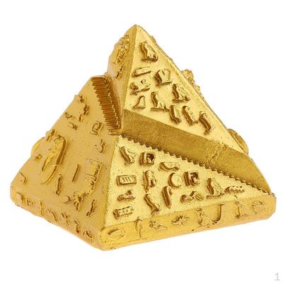 2,95'' alte Pyramiden Figur Pyramide Modell Statue Harz Handwerk