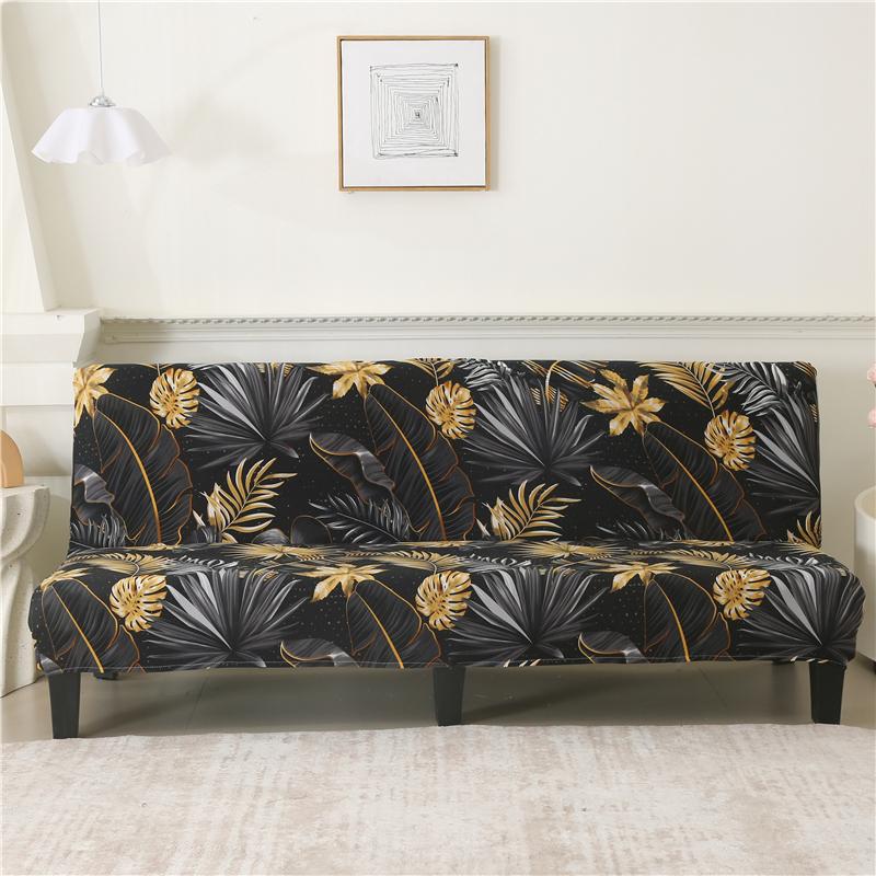 Yeni Futon Kanepe Koruyucu Katlanır Kanepe Yatak Örtüsü Oturma Odası İçin Kolsuz Kanepe Kılıfları Elastik Spandeks Malzeme Yumuşak Slipcoverlar