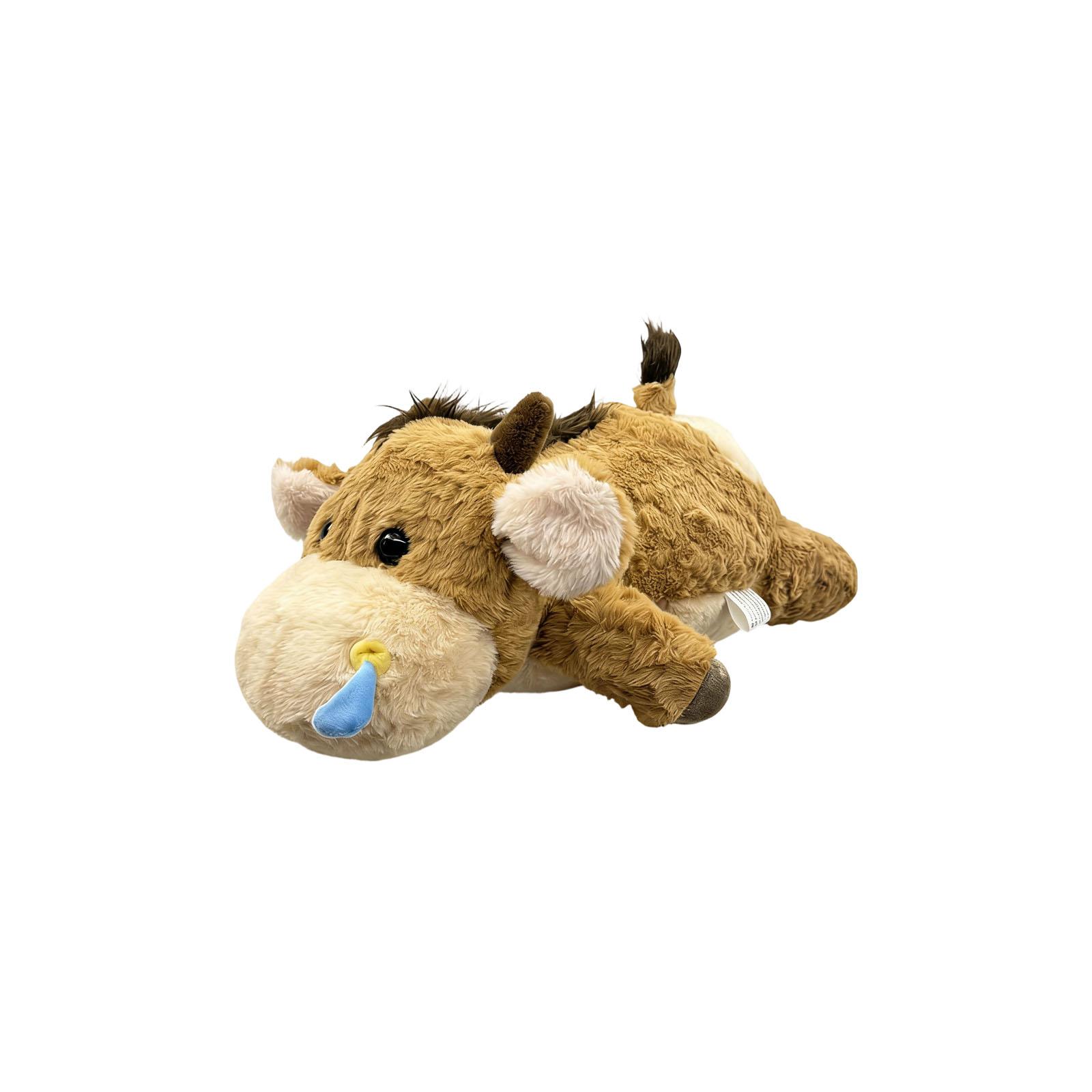 Cute And Fun Working Cow And Horse Plush Toys коричневый