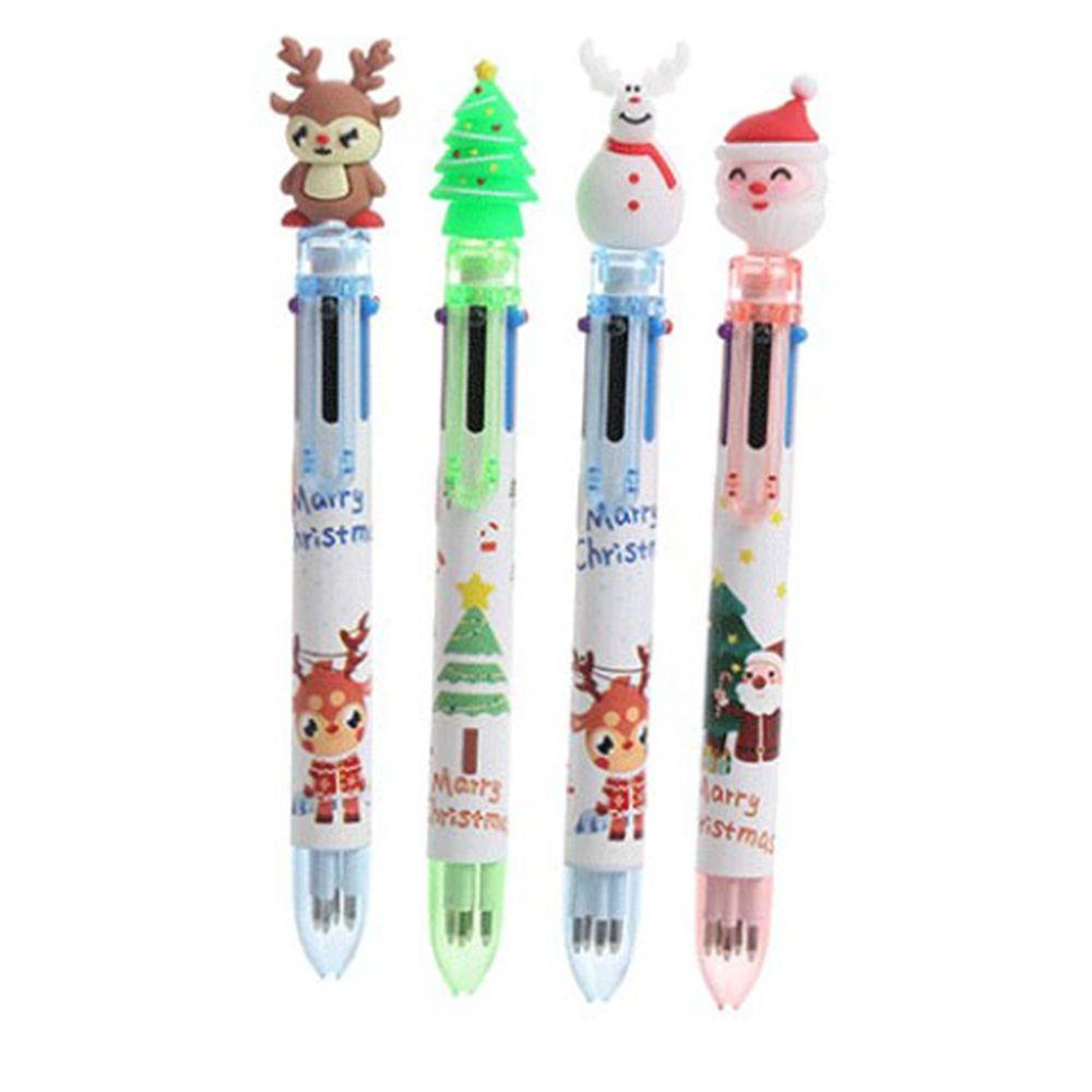 Christmas Tree Reindeer Cute Kids Gift Santa Claus Ballpoint Pen Neutral Pens Stationery Gel Pen