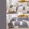 Double-sided Sofa Cover Chenille Sofa Cover Simple Style with Tassels Living Room Sofa Towel Large Blanket