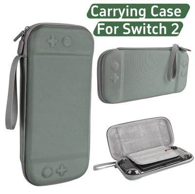 Portable Carrying Case for Nintendo Switch 2 Traveling Bag Hard Shell NS 2 Accessories Protective Cover With 10 Games Cartridge