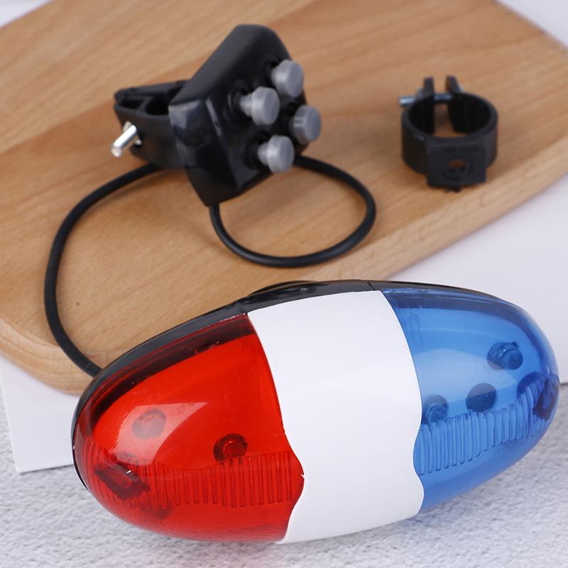 1 Pz Campanello per Bicicletta 4 Toni Tromba per Bicicletta Manubrio Bici Luce Sirena Elettronica