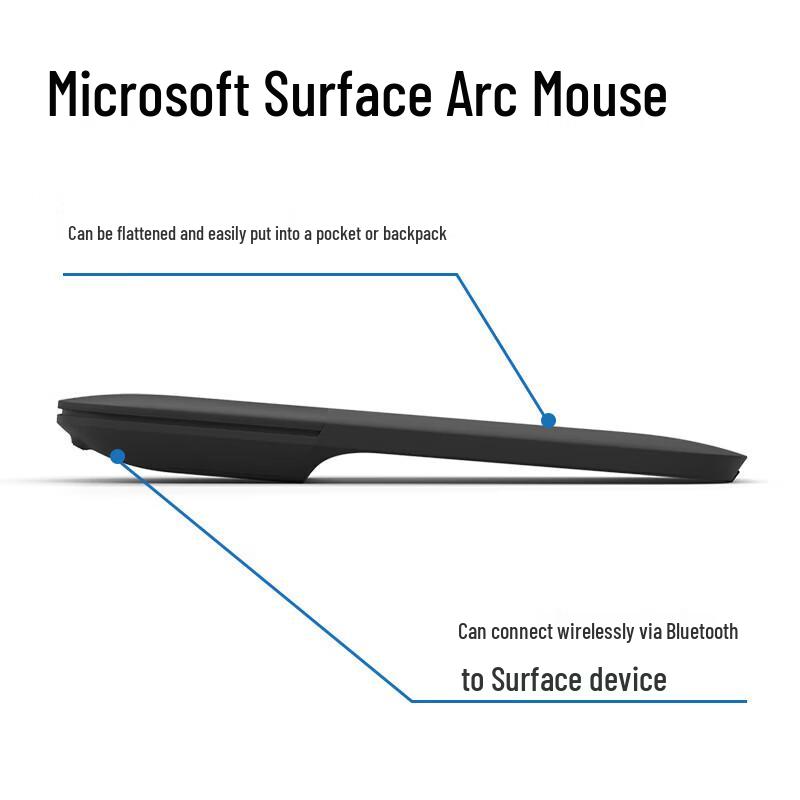 Microsoft Surface Arc Wireless Bluetooth Mouse