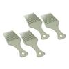 10Pcs Wide Tooth Comb Compact Portable Ergonomic Handle Hair Dyeing Styling Grooming Brush for Home Travel Salon