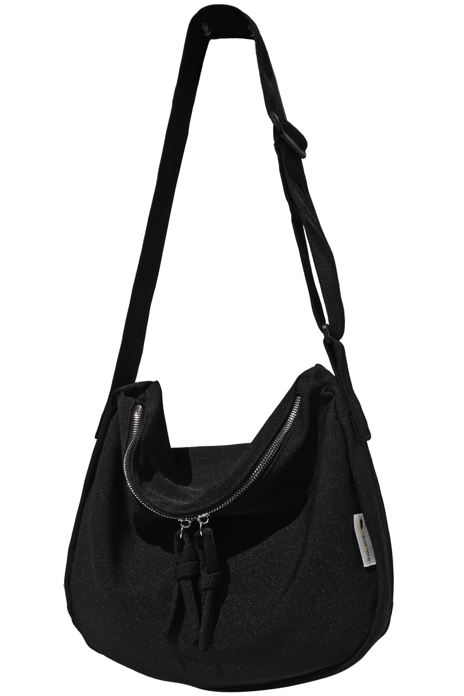 

KimeKore Tote Bag, Canvas, Large Capacity, A4 Size, Zippered, Next-Generation, 2-Way Shoulder Bag, Solid Color, Heavyweight, Made in Japan, for Men