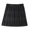 Waist-Cinching Japanese JK Uniform: Carbon Grey Pleated Skirt & Slim Fit Shirt Set