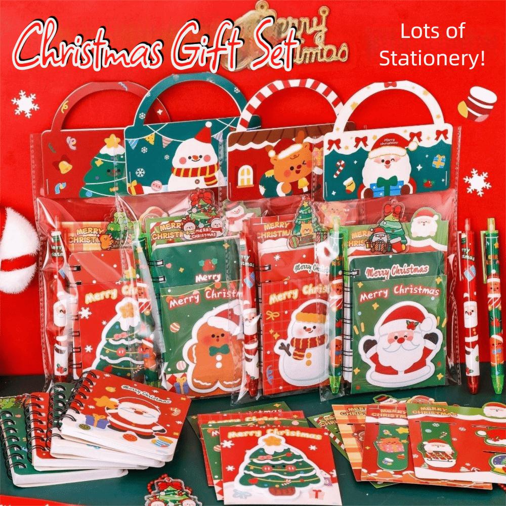 Christmas Theme Study Items Christmas Stationery Set Christmas Coil Notebook  Christmas Gifts
